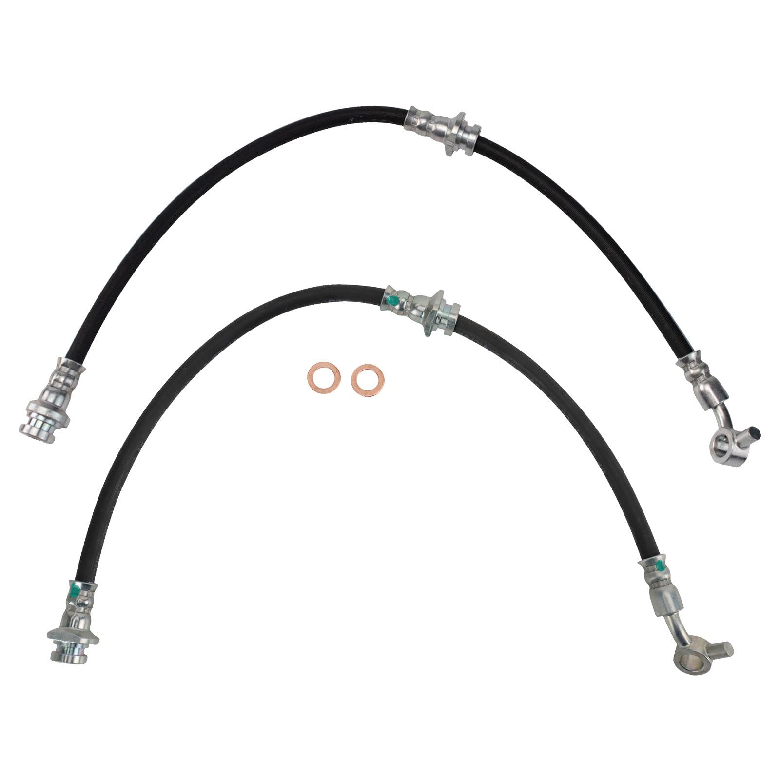 TRQ Front Brake Hose Set