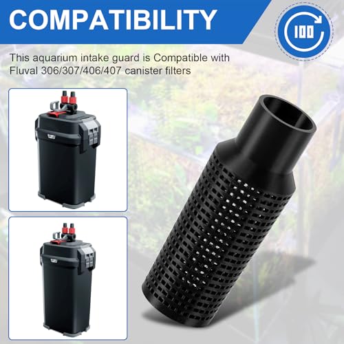 Image of Magluv Aquarium Filter Intake Guard Fit for Fluval 306 /307 /406 /407 Intake Filter - Fish Tank Filter Intake Cover Protects Aquatic Life