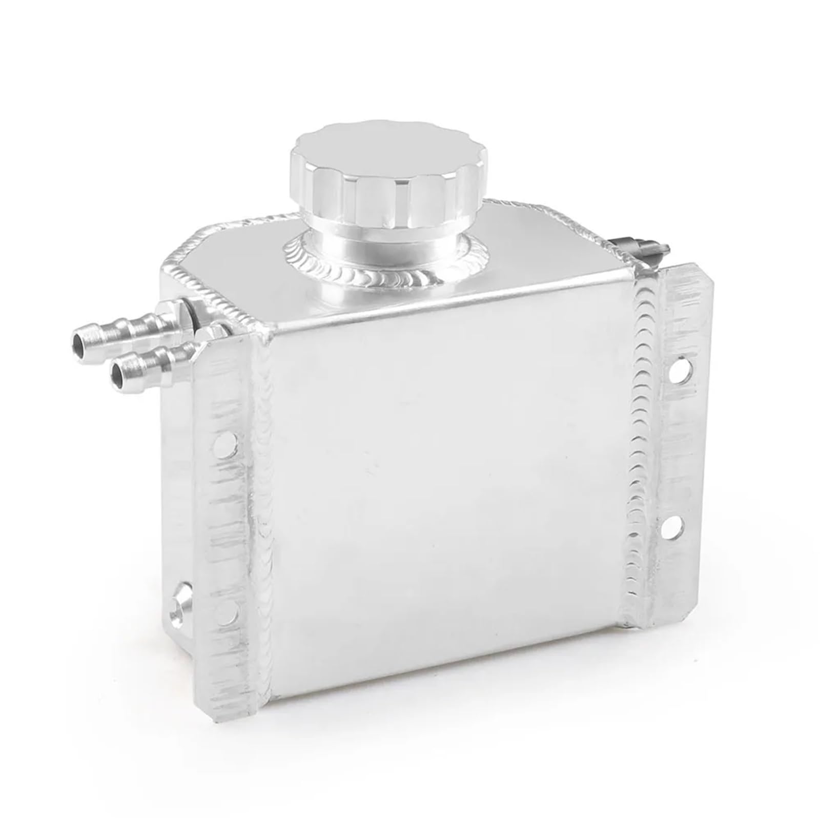 Zestawy do odzysku chłodziwa do samochodów Uniwersalny 1L aluminiowy zbiornik na olej silnikowy ze stopu aluminium BX101320(Black)