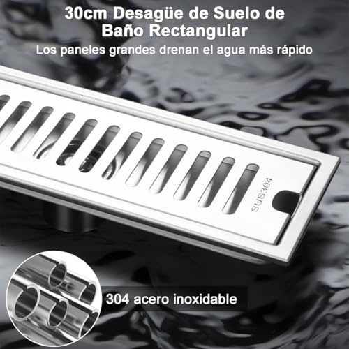 Coladeras rectangulares para baño 2 Imagen adicional