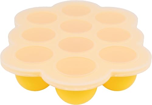 Miniatura 11 de Bandeja para congelar comida de bebé WeeSprout con tapa de plástico duro, Rojo Rojo Brillante,Verde mate,Azul Vibrante,Verde Vibrante,Anaranjado