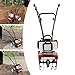 2-Stroke 52CC Mini Tiller Cultivator,Gasoline Power Garden Farmyard Tiller 1900W Soil Work Cultivator 6500rpm Yard Rototiller Tilling Tool for Ploughing, Furrowing, Tilling, Weeding