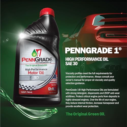 PENN GRADE 1 Aceite para Motor SAE 30, 1 Quart (12 Pack) miniatura 2