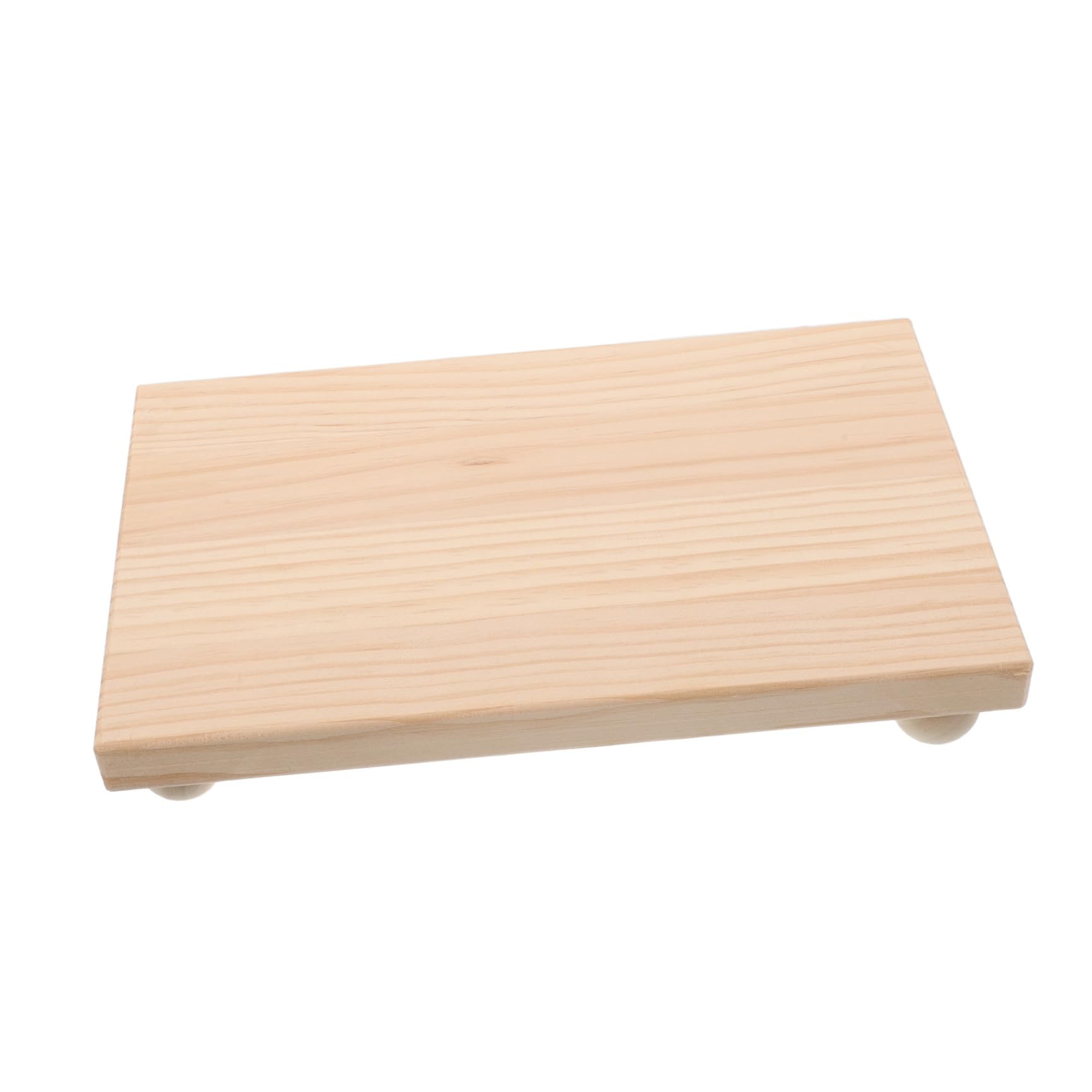 BESPORTBLE Vassoio Rettangolare Organizer Decorativo in Legno Beige per Profumi e Cosmetici per Vanità Funzione di Raccolta, per Bagno e