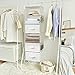 GRANNY SAYS 6-Shelf Hanging Organizer for Closet, Separable to 2 Pack 3-Shelf Hanging Shelves, Organization and Storage with 3 Different Drawers, 4 Side Pockets, White, 1-Pack
