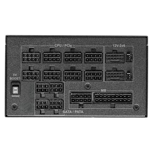 Image of ASROCK TC-1300T 1300 WATT 80 Plus Titanium ATX Fully Modular Power Supply - ATX 3.1 Compatible