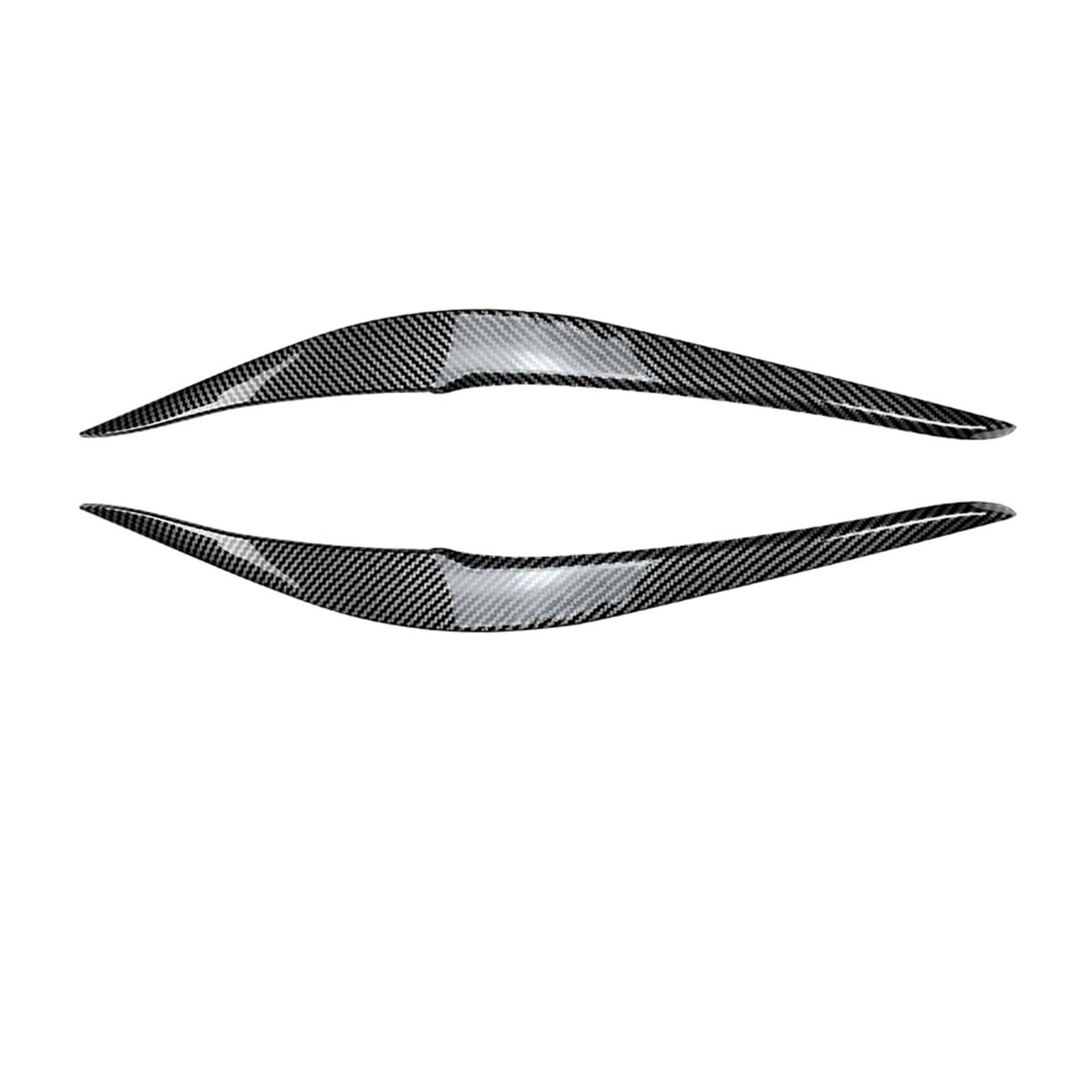 Naklejka na przednią lampę reflektora, osłona powieki reflektora, osłona brwi reflektora, Compatible With serii 2 F22 F23 M Sport 2015-2019(Carbon Fiber Look)