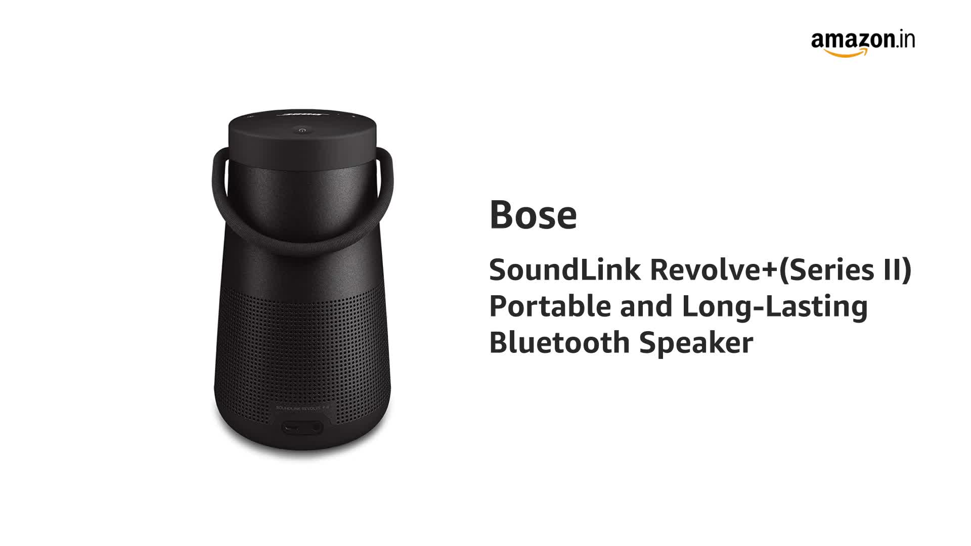 Bose SoundLink Revolve+(Series II) Portable and Long-Lasting