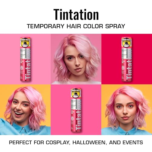 Spray Color Temporal para Cabello Red by Kiss 2.82oz miniatura 3