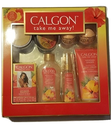 Calgon Take Me Away Hawaiian Ginger 7 Piece Body Bath Gift Set Buy Online In Aruba At Aruba Desertcart Com Productid