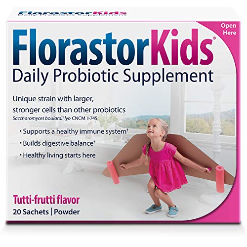 Florastor Daily Probiotic Supplements for Boys and Girls – Saccharomyces boulardii lyo CNCM