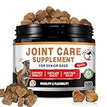 Joint Supplment for Dogs | Dog Joint Supplements for senior dogs to Reduce Stiffness and Improve Mobility with Hemp Seed Oil, Turmeric, Glucosamine, Chondroitin, Omega and Green Lipped Mussel For Dogs