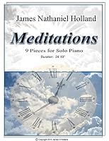 Meditations 9 Pieces for Solo Piano 1517760755 Book Cover