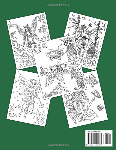 Fairies Coloring Book For Kids Ages 8-12: Super Fun Fantasy 40 Coloring Pages | Cute Magical Fairy Tale Fairies! (Lovely gifts for Children's) image 3