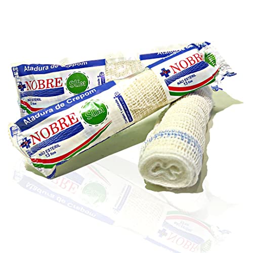 Atadura De Crepom 13 Fios Para Curativo - 15cm X 1,8m - 48 Rolos