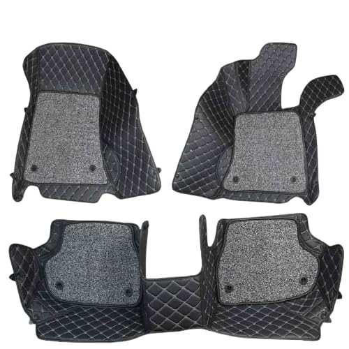 TOYASHI 7D Car Floor Mats Complete Set for Maruti Suzuki Ertiga (2021