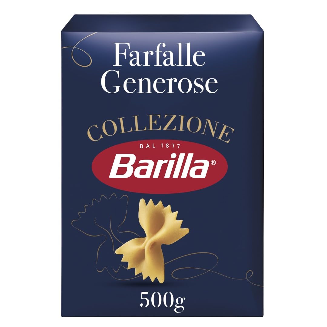 Barilla Collezione Farfalle Pasta aus hochwertigem Hartweizen immer al dente, (1 x 500 g)