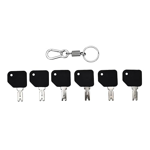Miniatura 6 de 166 llaves de encendido para carretilla elevadora, mango de plástico 186304 compatible con Caterpillar Cat Hyster Gradall Genérico Clark Yale