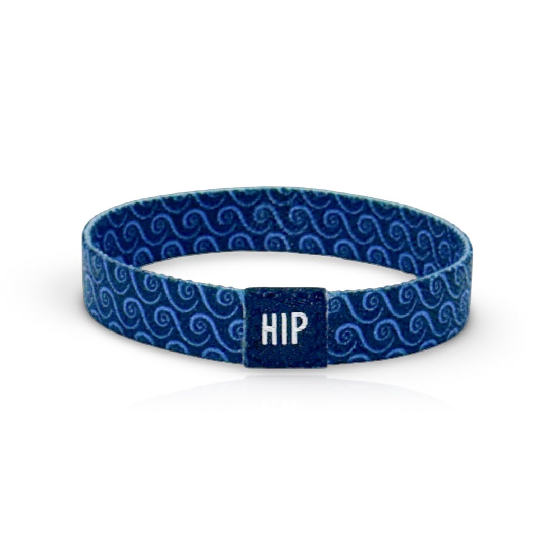 Hip Heads Thick Hair Ties for Men, Durable Hair Bands, Non-Slip, Stylish & Versatile Bracelet, Waterproof Bracelets & Summer Bracelets for Surf, Beach