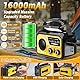 16000mAh/59200mWh Kurbelradio,Tragbares Notfallradio mit Kurbel,AM/FM Solar Radio mit Handyladefunktion SOS Alarm/Kopfhöreranschluss/Leseleuchte/Kompass für Camping Outdoor Notfall