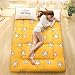 Colchón De Piso Suave Colchón De Futón Japonés,Colchoneta De Tatami Enrollable para Dormir,Colchón De Camping Portátil para Tienda De Campaña,Sobrecolchón Cama,Tumbona,Star,King/180x200cm