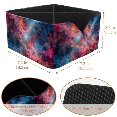 Boîte de rangement de bureau galaxie rose : créez un cocon de douceur créative