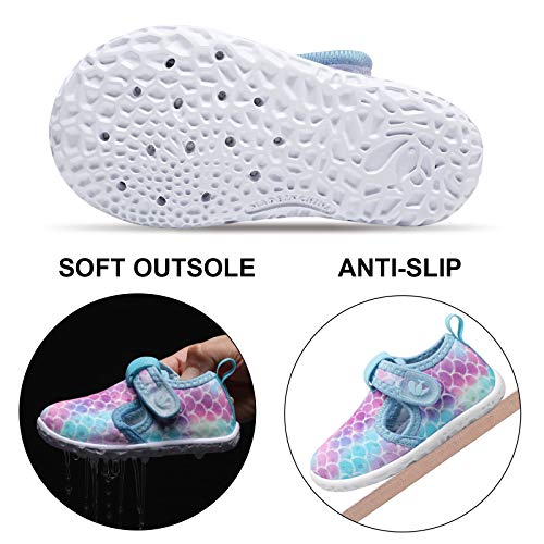 Image of FEETCITY Baby Boys Girls Water Sport Shoes Barefoot Kids Aqua Socks Quick-Dry Beach Swim Pool Shoes