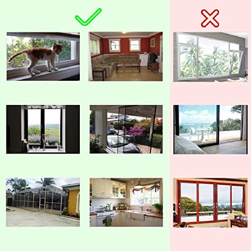 Image of DIVAYANSHI Window Ready to Use 120 GSM Fiberglass Insect Net with Strong Self Adhesive Hook & Loop Tape (90 x 120 cm, Grey)