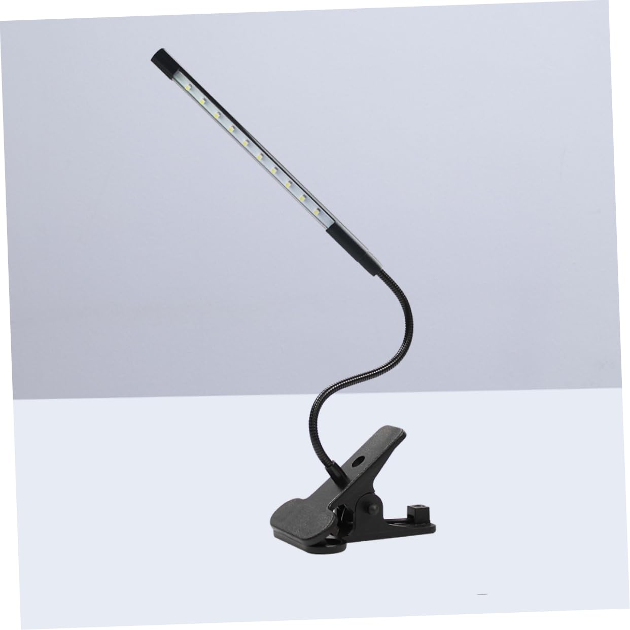 a Clip LED USB Lumperia Regolabile Protezione agli Occhi Lampada la Lettura Studio Luce Bianca Nera per Ufficio Camera da Letto e scrivania Utilizzo