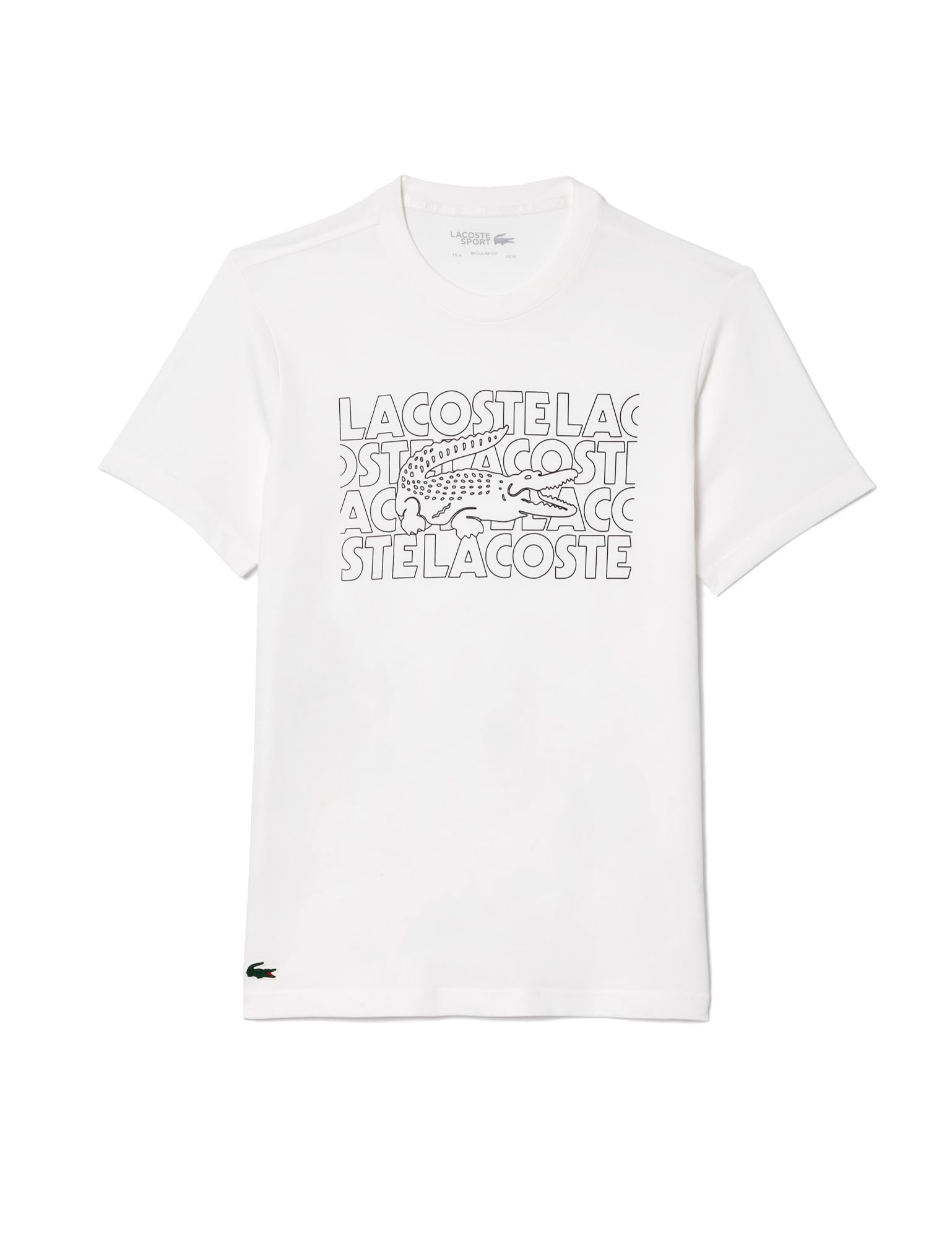 Lacoste Men S TEE-SHIRT-TH7505-00, Blanco, XXL