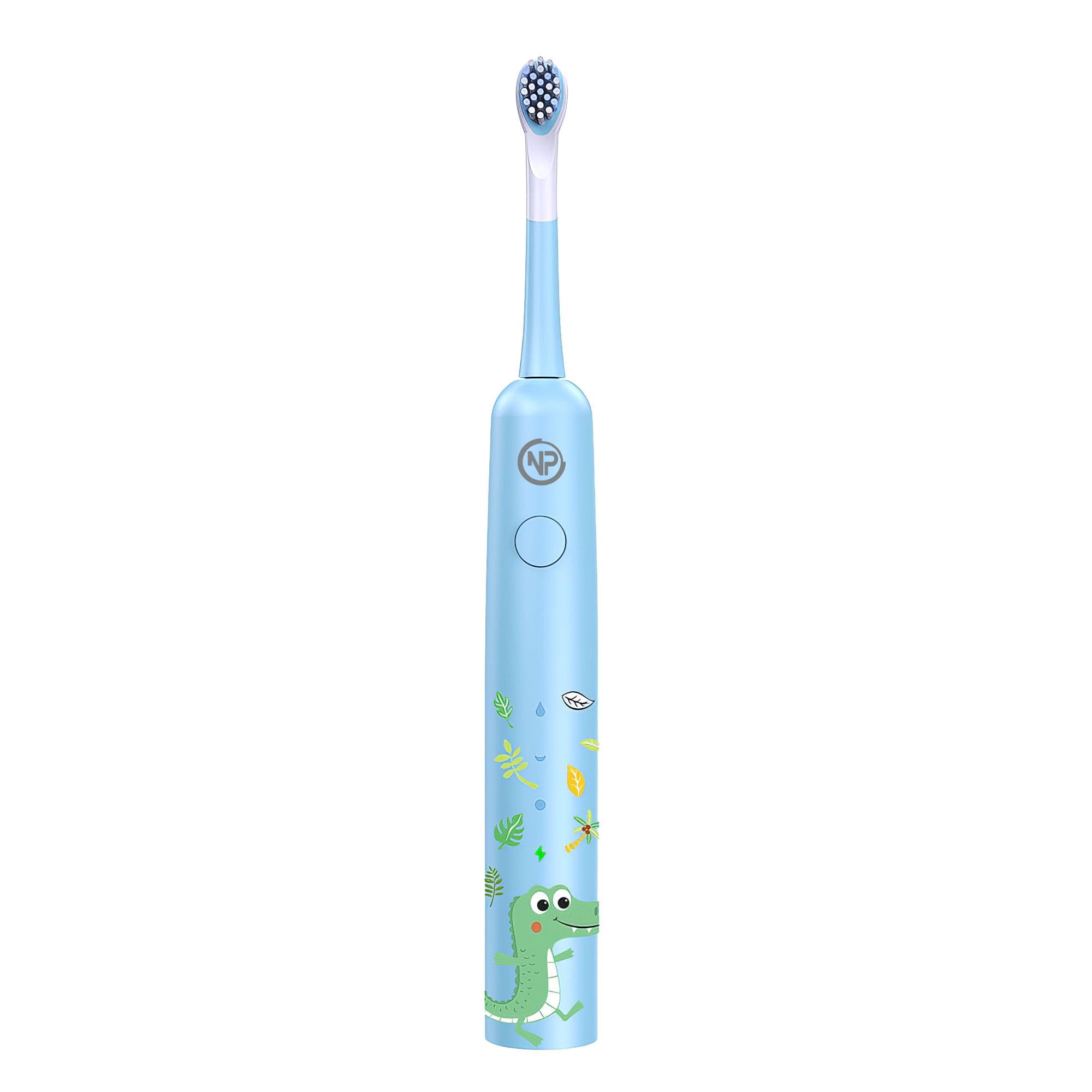 NPO Nicefeel X500 Çocuklar için Dakikada 39600 Titreşim,Şarjlı Sonic Profesyonel Diş Fırçası (Mavi)