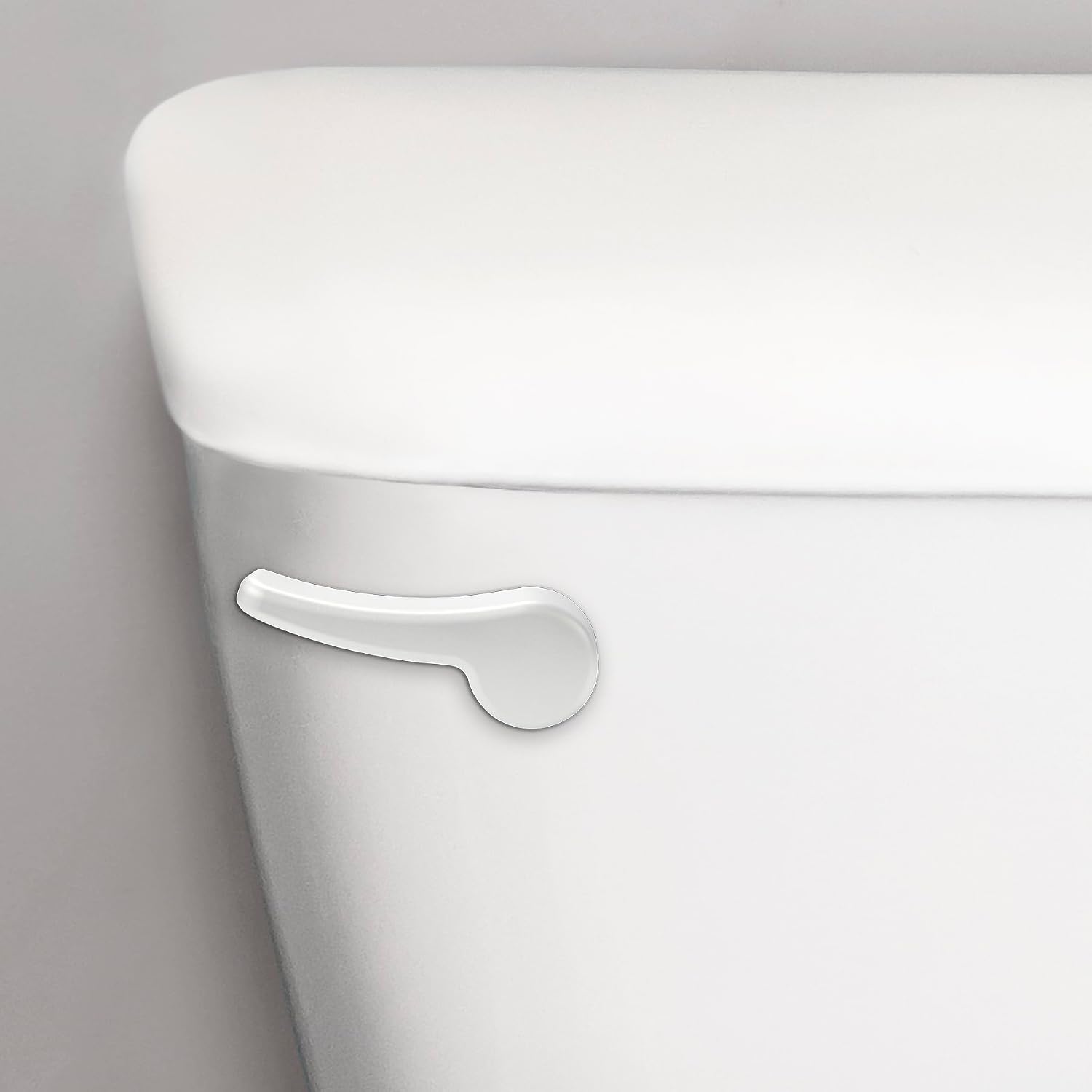 Korky Metal Toilet Flush Handle & Lever in White - 6065 image 2