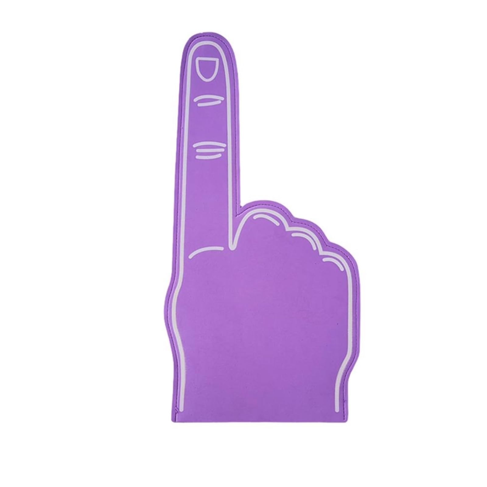 2PC Gladiators Foam Finger Giant Inspired Sports Games By Fans' Fingers Cheerleading Props For Events for Parties Celebration(Purple)