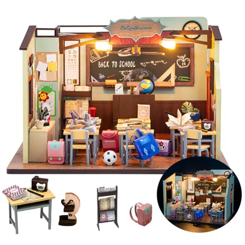 Maison de poupée miniature pour des soirées DIY créatives