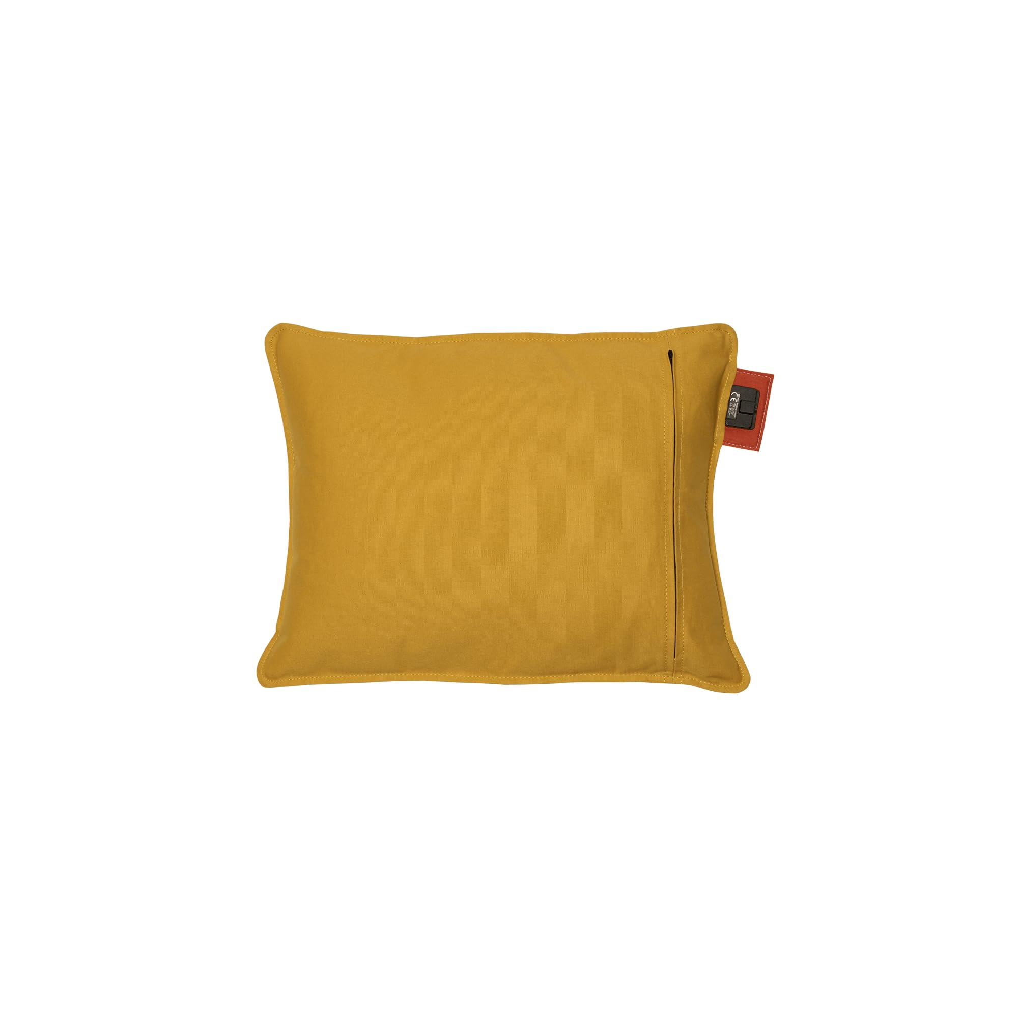 Stoov Heizkissen mit Abschaltautomatik - Kabelloses Wärmekissen mit Standard Akku: 2 bis 4 Std. Wärme - Elektrische Wärmflasche für Rücken & Nacken - Ploov¹ 45x60 cm Gestrickt Gelb