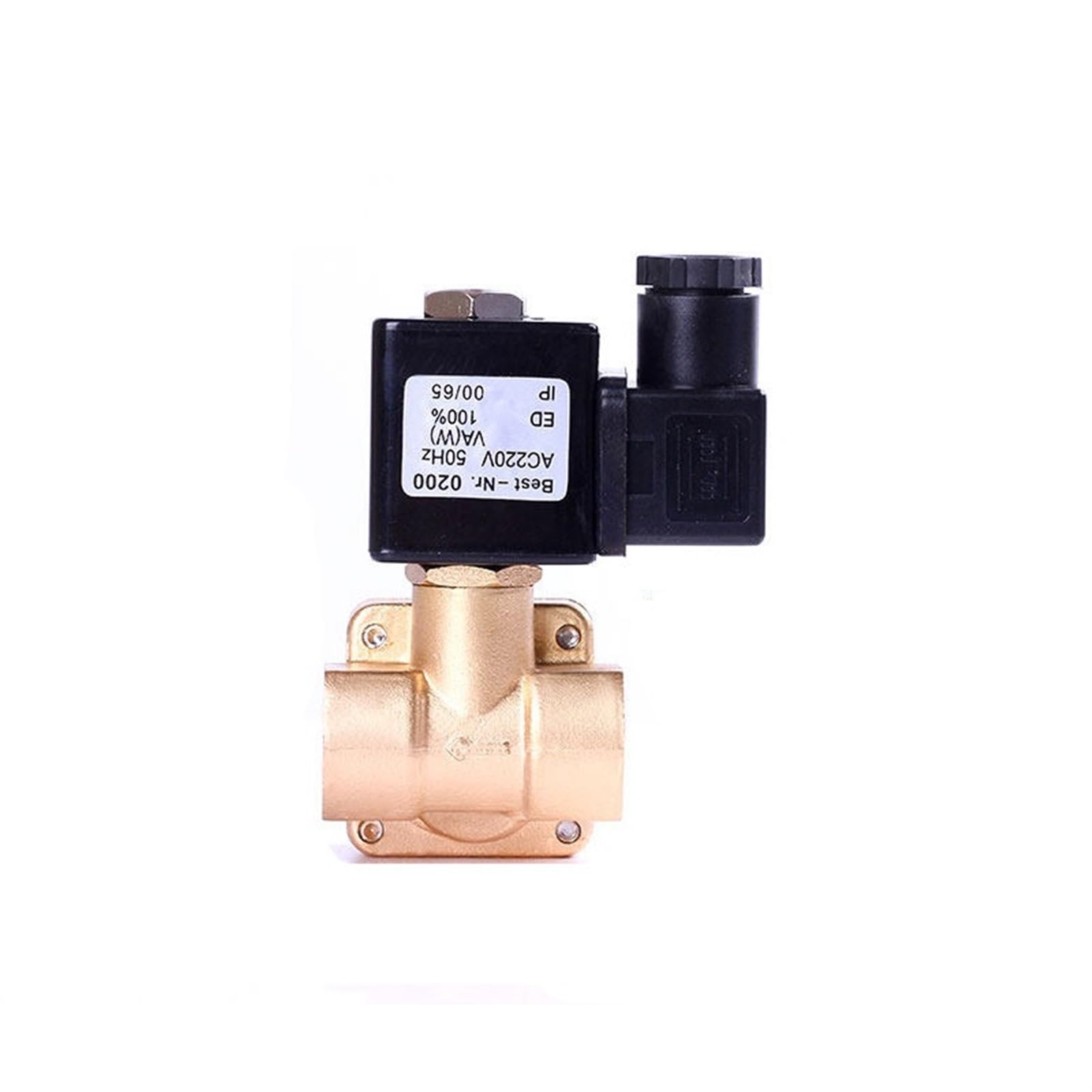 1/4" 3/8" 1/2" 3/4" 1" 1-1/4" 1-1/2" 2" Alta Pressione 1.6Mpa 0927 Elettrovalvola Pilota in Ottone normalmente Chiusa(12vdc-Closed,0927000)