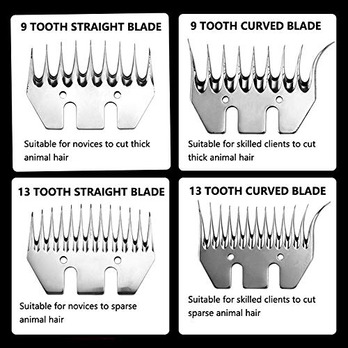 Tesouras De Ovelhas Elétricas 320W Tosquiadeiras Profissionais De 6 Velocidades Para Ovelhas, Cabras
