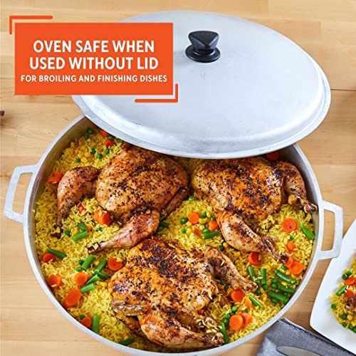 Imusa Usa Gau-80506W 6.9Qt Traditional Colombian Caldero (Dutch Oven) For Cooking And Serving, Silver #TOP4