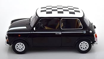 Amazon | KK-SCALE 1/12 ミニクーパー 1992 ブラック/チェッカー