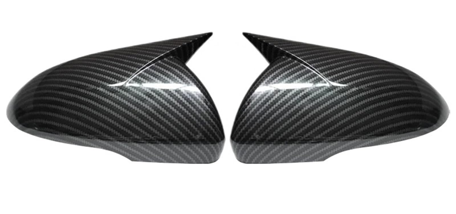 Mirror Covers Caps for Kia Optima K5 2016-2020 Car Sticker Rearview Side Mirror Cover Wing Cap Exterior Door Rear View Case Trim Carbon Fiber Look(Carbon Look)