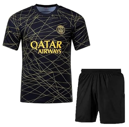Messi 10 Football Home Jersey 2023 with Black Shorts (Kids & Men)