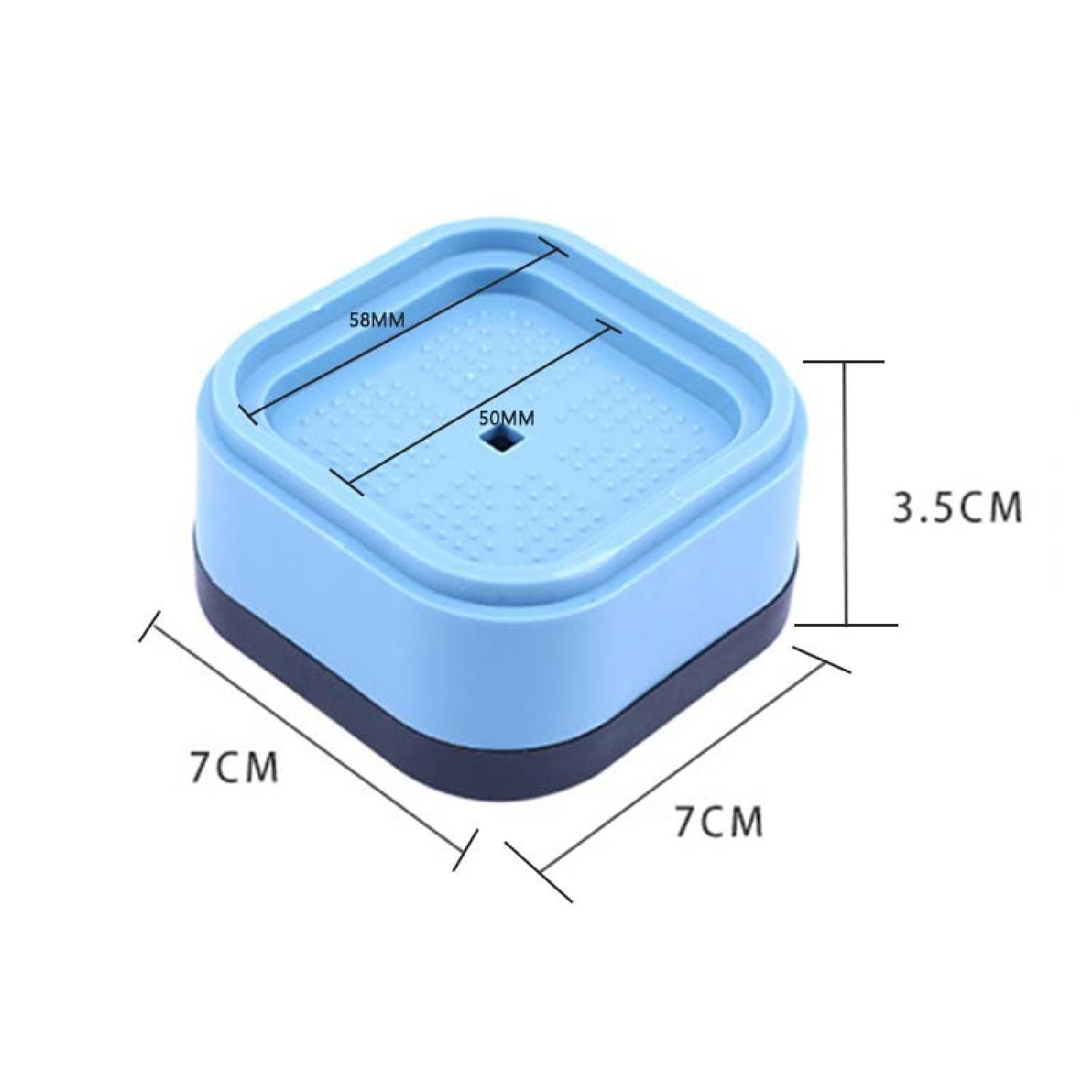 DORMICO Bed Riser, Furniture Risers 3.5 cm, 8 Pack Stackable Table Risers, Adjustable Bed Table Leg Extender, Furniture Lifts Support for Beds, Desks, Sofa, Tables and Chairs. (Pack of 8) 1