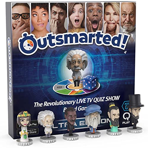 OUTSMARTED! The Live Family Quiz Show Board Game | Ages 8+ | for 2 to 24 Players (Ultra Edition), (Z06521020)