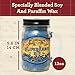 Our Own Candle Company, Blueberry Pie Scented Mason Jar Candle, 100 Hour Burn Time, 13 Ounces