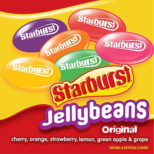 RiverFinn Starburst Original Jelly Beans ( 54 Oz./3.3 Lbs.) In a Resealable Jar - Great for Easter Baskets, Egg Hunts, Gifts, Baking, Candy Bowls & Buffets, Movie Nights & More!