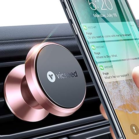 VICSEED Car Phone Mount Magnetic Phone Car Mount Magnet Air Vent Mount Phone Holder for Car Compatible with iPhone SE 11 Pro XS Max XR X 8 Samsung Galaxy S20 Note20 Note10 S10 S10+ All Phone Cover