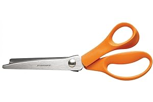 Fiskars Scissors - The Essential Pinking Sheers for Flawless Fabric Cutting