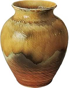 信楽焼　萌黄ひねり大壺・20号（全高61cm×全幅51cm）