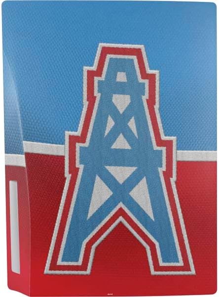 Vista 15 de Skinit Calcomanía para juegos compatible con PS5 Bundle – Diseño de logotipo grande con licencia oficial de los Houston Texans de la NFL Azul