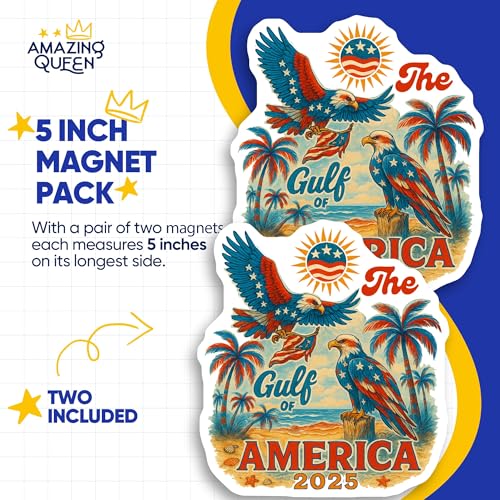 Imanes decorativos águila vistosos 2 unidades 5 pulgadas miniatura 4